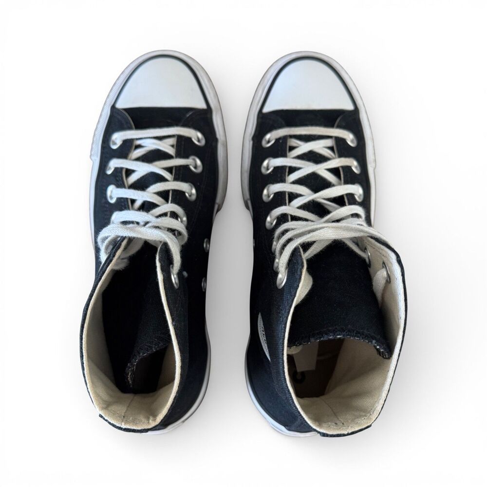 Converse Chuck Taylor All Star Platform High-Top Sneakers Women's Size 6 Black - Picture 7 of 10